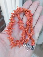 mooie ketting van bloedkoraal takjes, Sieraden, Tassen en Uiterlijk, Antieke sieraden, Ophalen of Verzenden, Zilver, Ketting