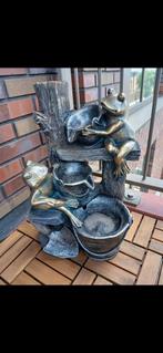 Waterornament kikkers met verlichting, Tuin en Terras, Ophalen, Zo goed als nieuw, Waterornament