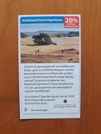 Het Nationale Park De Hoge Veluwe 20% korting per dagkaart, Drie personen of meer, Kortingsbon, Overige typen