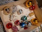 Oude kerstbollen/decoratie plus piek, Diversen, Kerst, Ophalen of Verzenden