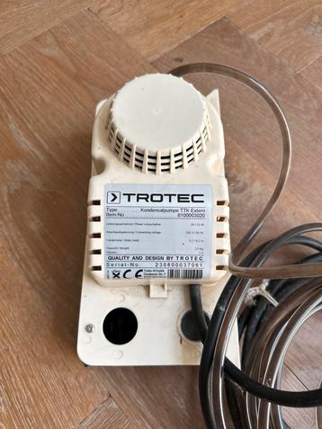 Trotec Kondensatpumpe TTK Extern beschikbaar voor biedingen