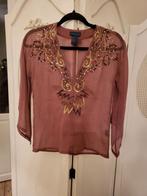 Antik batik bloesje maat 34 Nieuw, Nieuw, Ophalen of Verzenden, Roze, Maat 34 (XS) of kleiner