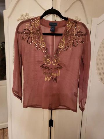 Antik batik bloesje maat 34 Nieuw beschikbaar voor biedingen