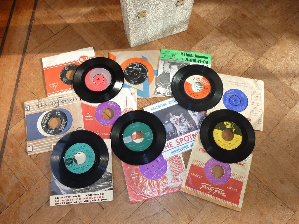 16 Singels uit de jaren '50 en '60, Cd's en Dvd's, Vinyl Singles, Gebruikt, Single, Pop, Ophalen of Verzenden