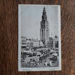 Groningen Martinitoren Grand Bazar Français Vismarkt 1910, Ophalen of Verzenden, Voor 1920, Gelopen, Groningen