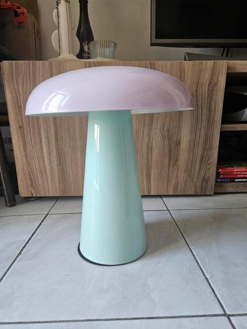 Kwantum Tafellamp Asen Groen - Pastel - Batterij, Huis en Inrichting, Lampen | Tafellampen, Zo goed als nieuw, Minder dan 50 cm