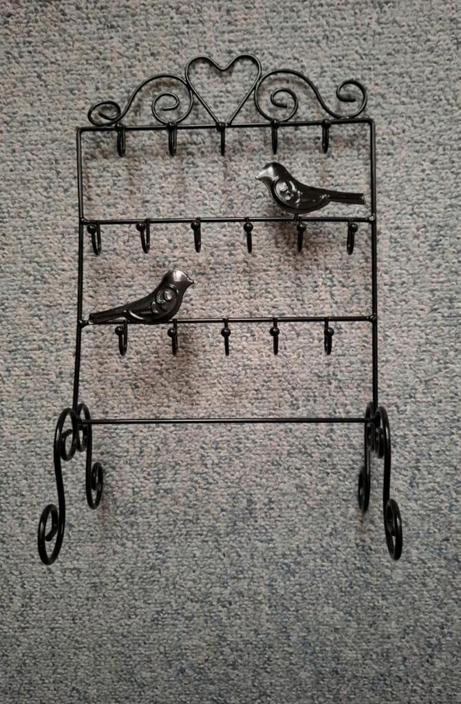 Sieradenrekje zwart met vogels van metaal, Huis en Inrichting, Woonaccessoires | Overige, Nieuw, Ophalen of Verzenden