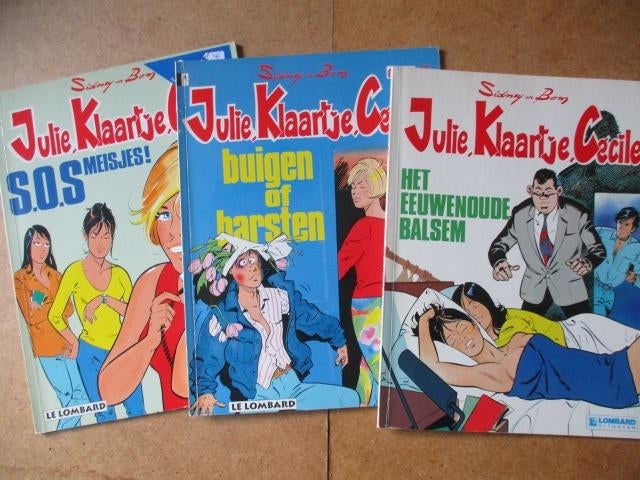 adv8821 julie , klaartje en cecile, Eén stripboek, Ophalen, Gelezen