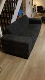 Zwartgrijze bank - 225x85cm, Huis en Inrichting, Banken | Bankstellen, Ophalen, Hout, Gebruikt, Modern, industrieel