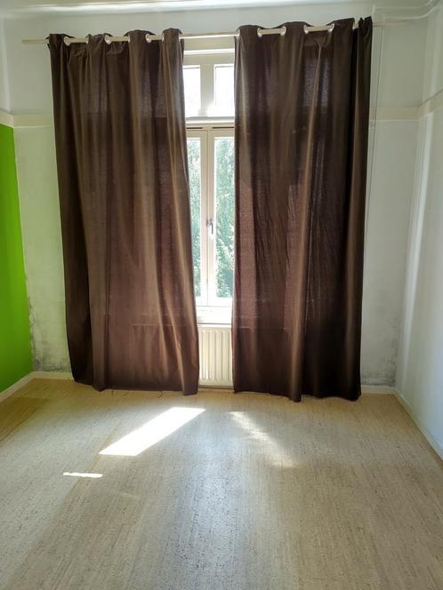 Half verduisterende gordijnen met ringen, Huis en Inrichting, Stoffering | Gordijnen en Lamellen, Gebruikt, 200 cm of meer, 200 cm of meer