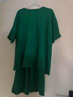 Two piece set donker groen, Kleding | Dames, Ophalen of Verzenden, Zo goed als nieuw, Maat 38/40 (M), Groen