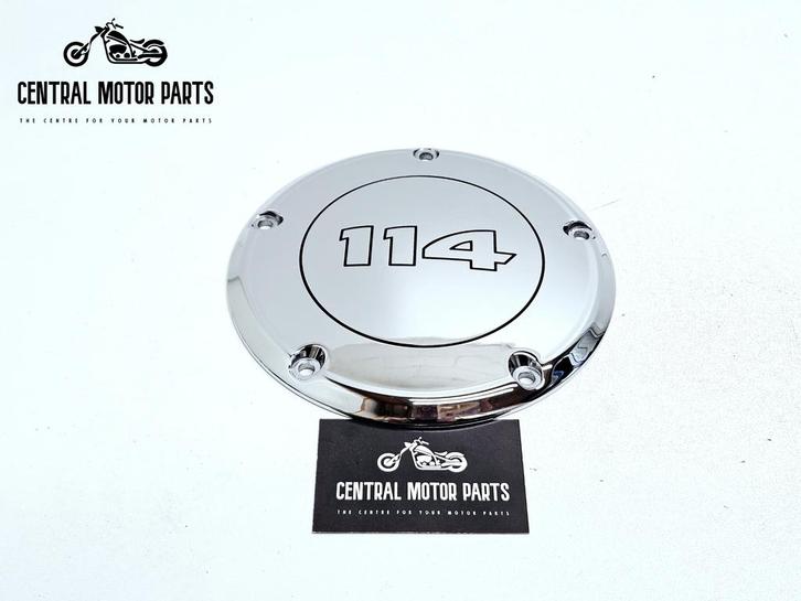 Chromen 114ci Derby Cover Twin Cam 2000-2017, Motoren, Onderdelen | Harley-Davidson, Gebruikt, Ophalen of Verzenden