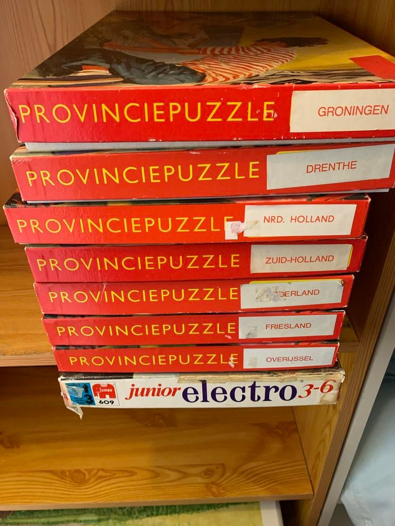 Oude Provincie Puzzels - Diverse Provincies, Ophalen of Verzenden, Minder dan 500 stukjes, Gebruikt, Legpuzzel