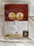 10 Gulden 1892 Wilhelmina Jubileumbeslag met Certificaat, Ophalen, Goud, Koningin Wilhelmina, Losse munt