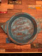 Decoratieve Houten Schaal, Huis en Inrichting, Woonaccessoires | Schalen en Manden, Gebruikt, Schaal, Rond, Ophalen of Verzenden