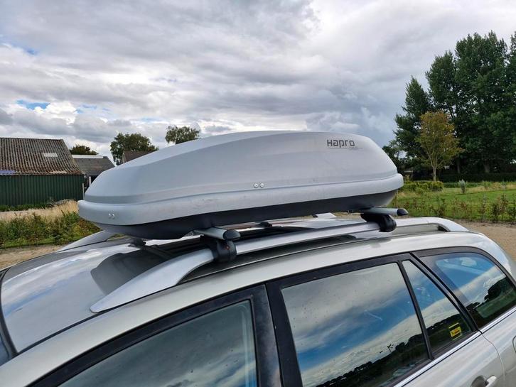 Te huur Dakkoffer Hapro carver 4.5, Auto diversen, Dakkoffers, Zo goed als nieuw, Ophalen of Verzenden