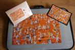 Oude Heye puzzel Blachon '' TENNIS -MATCH '' + Poster 750 st, Ophalen of Verzenden, 500 t/m 1500 stukjes, Gebruikt, Legpuzzel