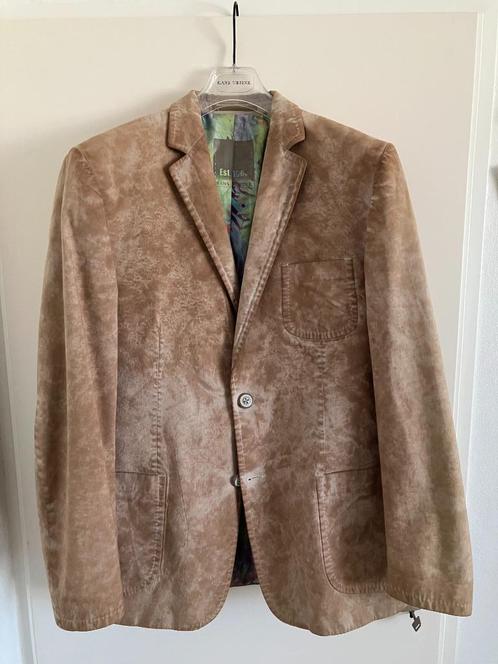 Hans Ubbink colbert, Kleding | Heren, Kostuums en Colberts, Gedragen, Maat 56/58 (XL), Beige, Ophalen of Verzenden