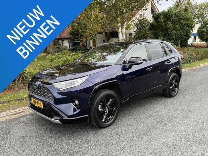 Toyota RAV4 2.5 Hybrid AWD 222PK Bi-Tone Leder•Carplay, Auto's, Toyota, Bedrijf, Te koop, Rav4, 4x4, ABS, Achteruitrijcamera, Adaptive Cruise Control