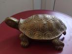 Geelkoperen messing schildpad theelichthouder, Antiek en Kunst, Antiek | Koper en Brons, Ophalen