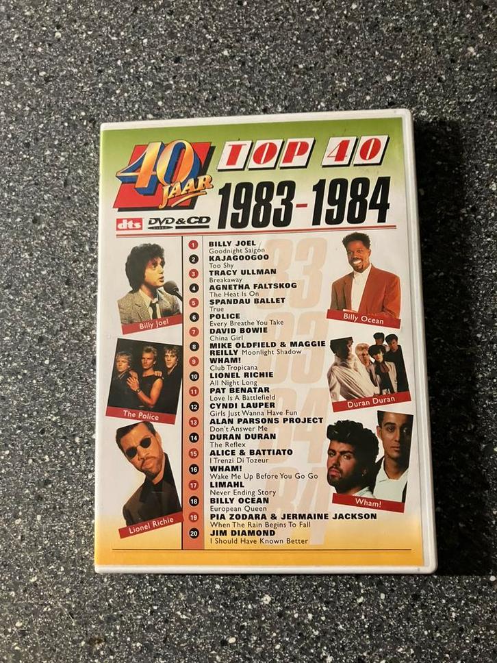 40 Jaar Top 40 (1983 - 1984) Dvd+Cd, Cd's en Dvd's, Dvd's | Muziek en Concerten, Muziek en Concerten, Alle leeftijden, Ophalen of Verzenden