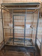Papegaaienkooi ook geschikt voor ara,s met vrijzit,op wielen, Ophalen, Metaal, Vogelkooi