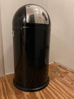 Wesco Pushboy Afvalemmer 50 L Zwart in zeer goede staat, Ophalen, 50 tot 75 cm, 40 liter of meer, Zo goed als nieuw