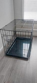 Hondenbench zwart (lxbxh) 77x48x55 cm, Dieren en Toebehoren, Ophalen, Zo goed als nieuw