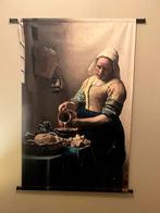 Wanddoek BxH 70x110  melkmeisje, Ophalen, Zo goed als nieuw, Schilderij, Minder dan 50 cm