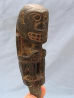 Indonesië houten heft met snijwerk - Lambok - 20e eeuw, Antiek en Kunst, Ophalen of Verzenden