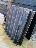 Vezelcement platen, Doe-het-zelf en Verbouw, Dakpannen en Dakbedekking, Overige materialen, Zwart, Ophalen of Verzenden, Zo goed als nieuw