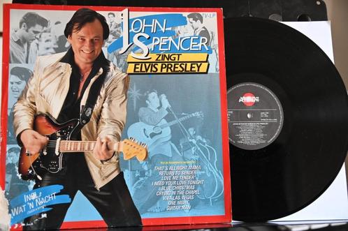 LP 1985 John Spencer   "  Zingt Elvis Presley  ", Cd's en Dvd's, Vinyl | Nederlandstalig, Zo goed als nieuw, Rock, 12 inch, Ophalen of Verzenden