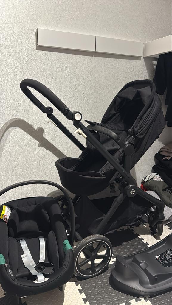 Cybex Trio Eos 2-in-1 + Aton B2 i-Size, Kinderen en Baby's, Kinderwagens en Combinaties, Zo goed als nieuw, Combiwagen, Overige merken
