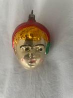 Antieke kerstbal - Gezichtje, Diversen, Kerst, Ophalen of Verzenden, Gebruikt