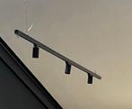lampenrail met spots, Ophalen, Zo goed als nieuw, Metaal of Aluminium, Halogeen