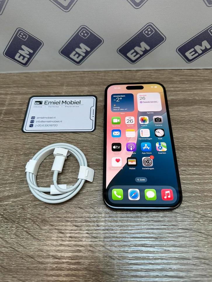 iPhone 15 - 128GB / batterij 100% / garantie, Telecommunicatie, Mobiele telefoons | Apple iPhone, Zo goed als nieuw, 128 GB, Zonder abonnement