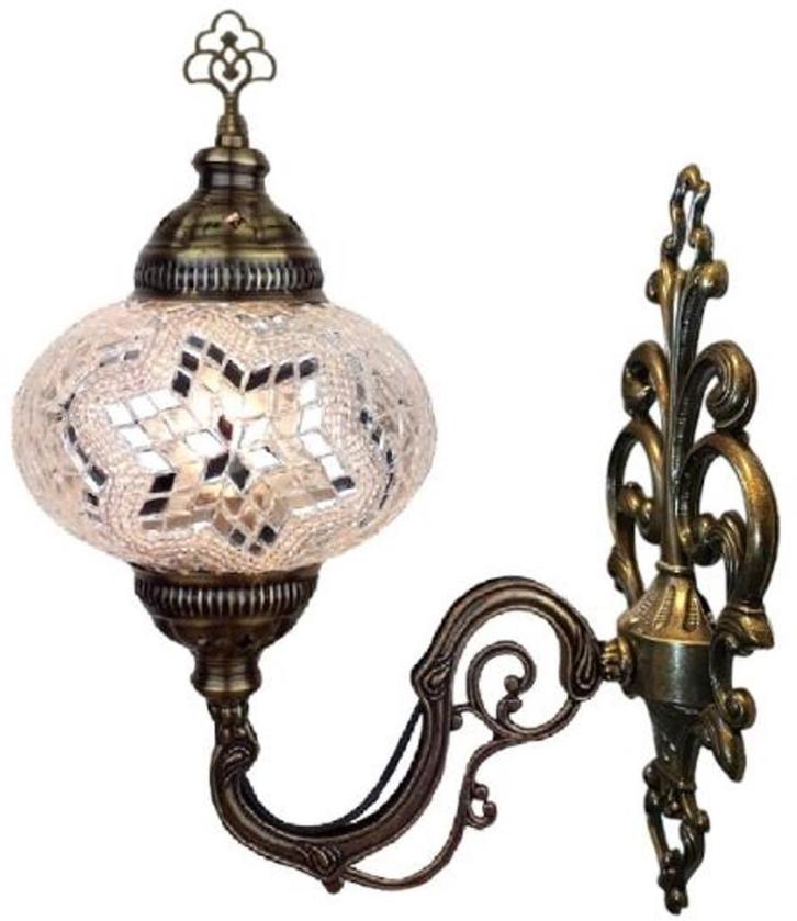 Diverse wandlamp Oosters Arabisch Marrakech glasmozaiek lamp, Huis en Inrichting, Lampen | Wandlampen, Nieuw, Glas, Metaal, Ophalen of Verzenden