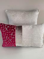 Luxe Sierkussens in roze/Petrol tinten, Huis en Inrichting, Woonaccessoires | Kussens, Ophalen of Verzenden, Zo goed als nieuw