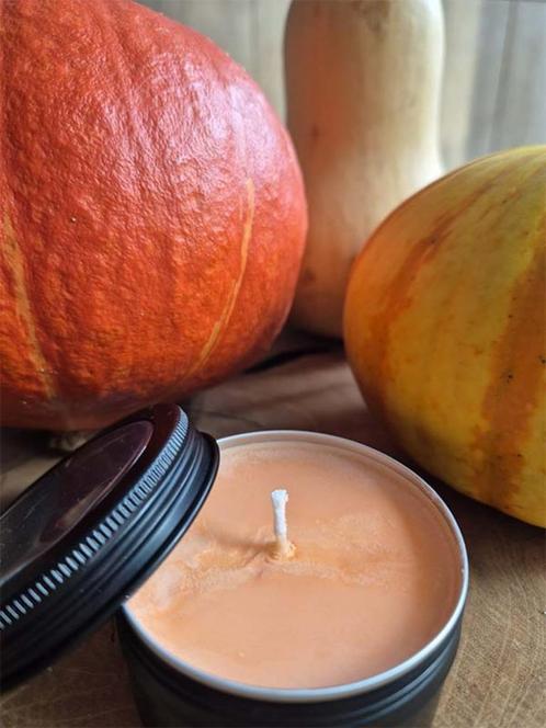 Pumpkin Party Geurkaars, Huis en Inrichting, Woonaccessoires | Kandelaars en Kaarsen, Nieuw, Minder dan 25 cm, Overige materialen