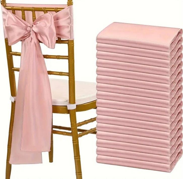 68 OudRoze Stoel Decoratie Doekjes 17cm x 2,75m, Huis en Inrichting, Woonaccessoires | Overige, Zo goed als nieuw, Ophalen of Verzenden