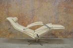 ZGANieuw witte leren Jori Mensana design relaxfauteuil
