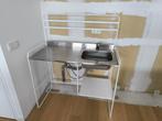 Noodkeuken Ikea Sunnerstra, Huis en Inrichting, Keuken | Complete keukens, Ophalen, Wit, Overige typen, Zo goed als nieuw
