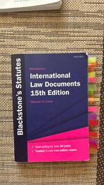 International Law Documente 15th Edition Blackstone, Ophalen of Verzenden, Zo goed als nieuw, Sociale wetenschap