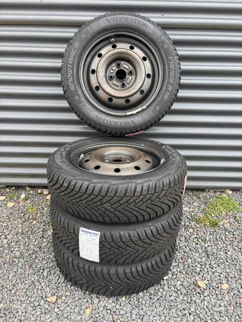 15 inch Suzuki Swift velgen + winterbanden, Auto-onderdelen, Banden en Velgen, Banden en Velgen, Winterbanden, 15 inch, 195 mm