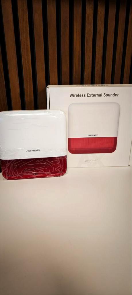 Hikvision wireless external sounder, Doe-het-zelf en Verbouw, Alarmsystemen, Zo goed als nieuw, Detector, Sensor of Melder, Ophalen of Verzenden