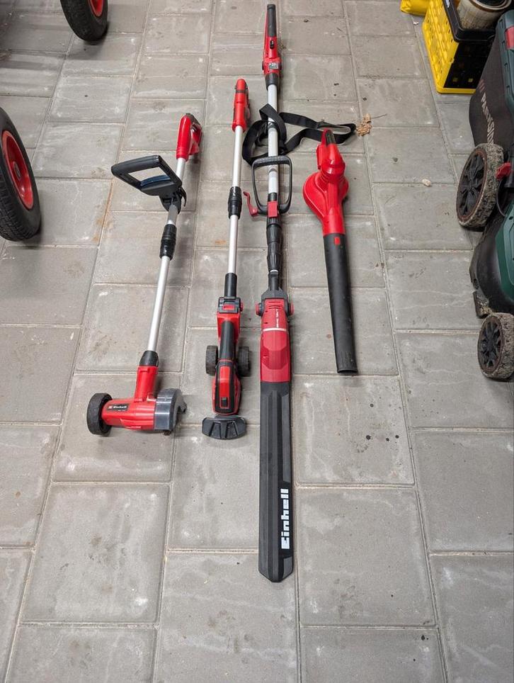 Einhell Accu Tuingereedschap Set, Tuin en Terras, Bosmaaiers, Gebruikt, Accu, 10 tot 30 cm, Ophalen of Verzenden