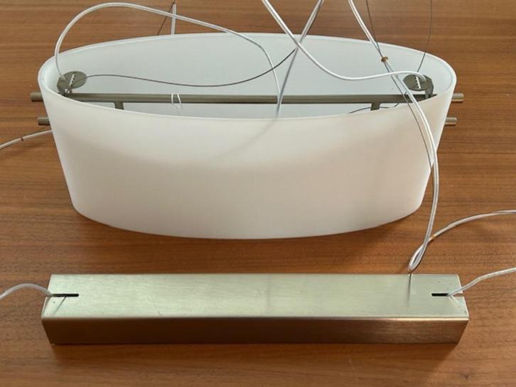 Leuco Vittoria S2, Huis en Inrichting, Lampen | Hanglampen, Zo goed als nieuw, Minder dan 50 cm, Glas, Metaal, Ophalen of Verzenden