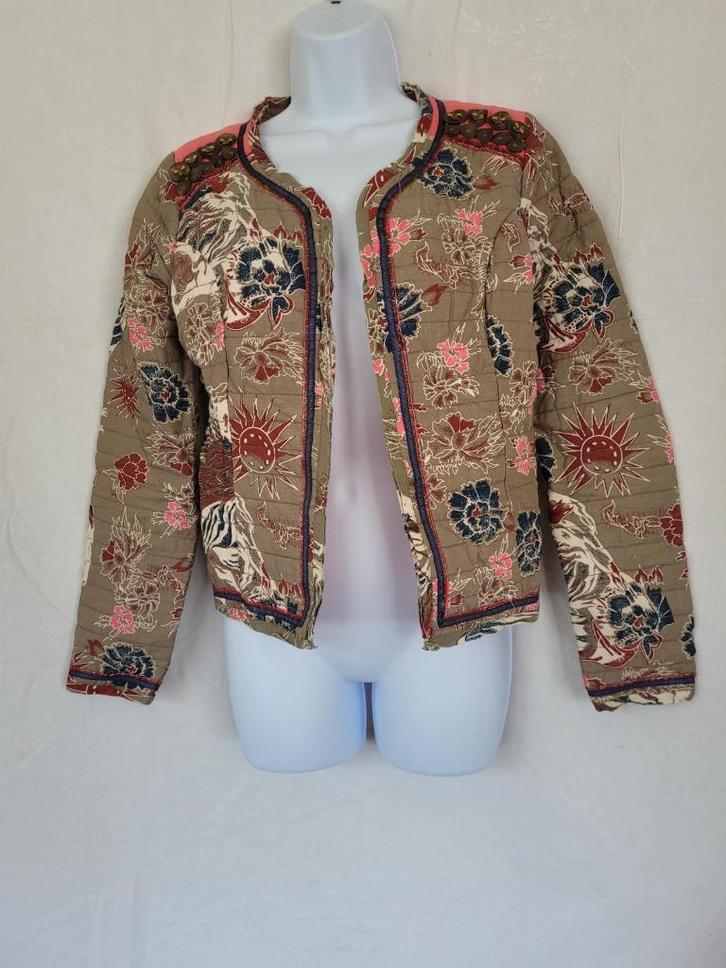 Vrolijke dameszomerjas mt XS, Kleding | Dames, Jassen | Zomer, Zo goed als nieuw, Maat 34 (XS) of kleiner, Ophalen of Verzenden