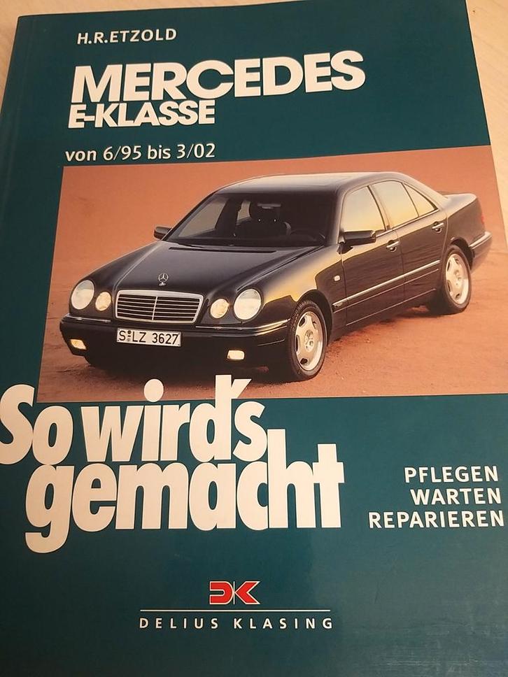 1995 2002 Mercedes E klasse w210 vraagbaak werkplaatshandboe, Auto diversen, Handleidingen en Instructieboekjes, Ophalen of Verzenden