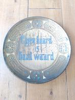 Art Deco wandbord metaal, Antiek en Kunst, Ophalen of Verzenden